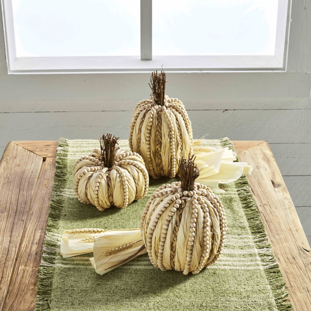 Beaded Husk Pumpkin - 3 Size Options, Shopsweetluluss