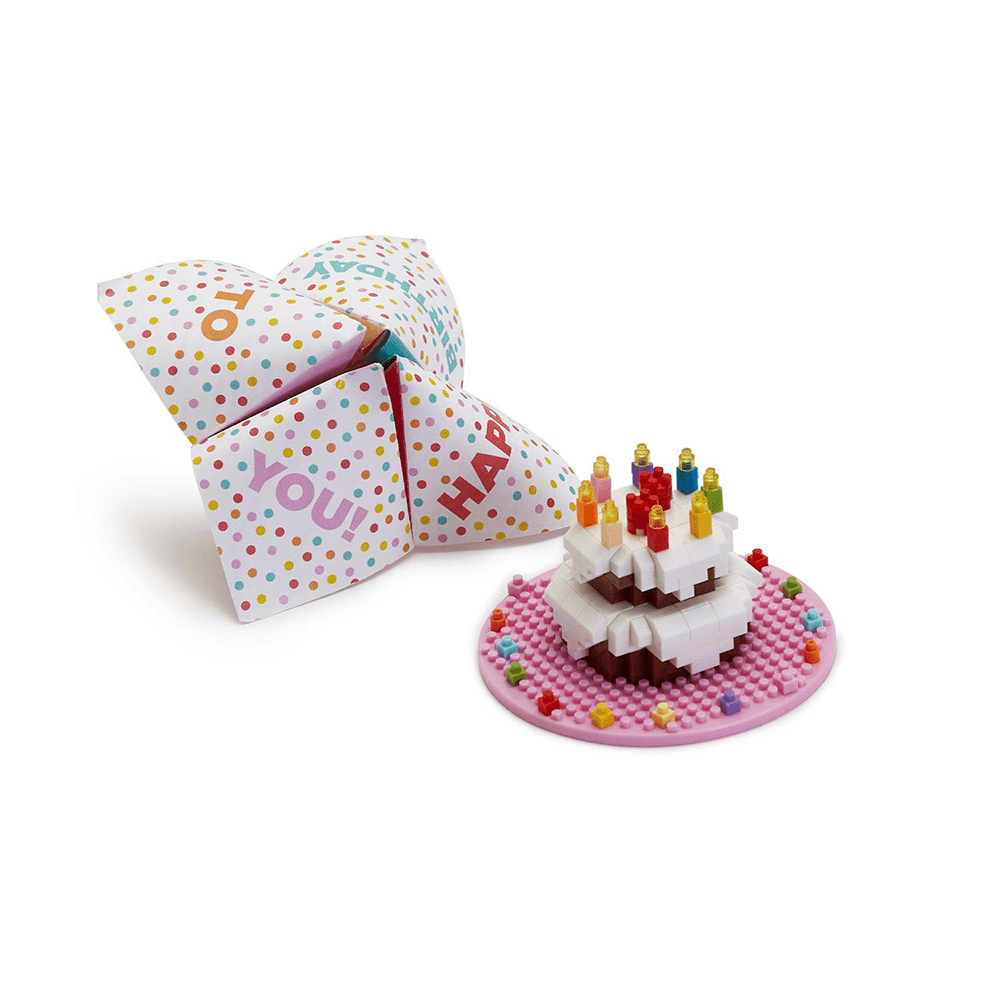 Birthday Cake Tiny Building Blocks, Shopsweetluluss