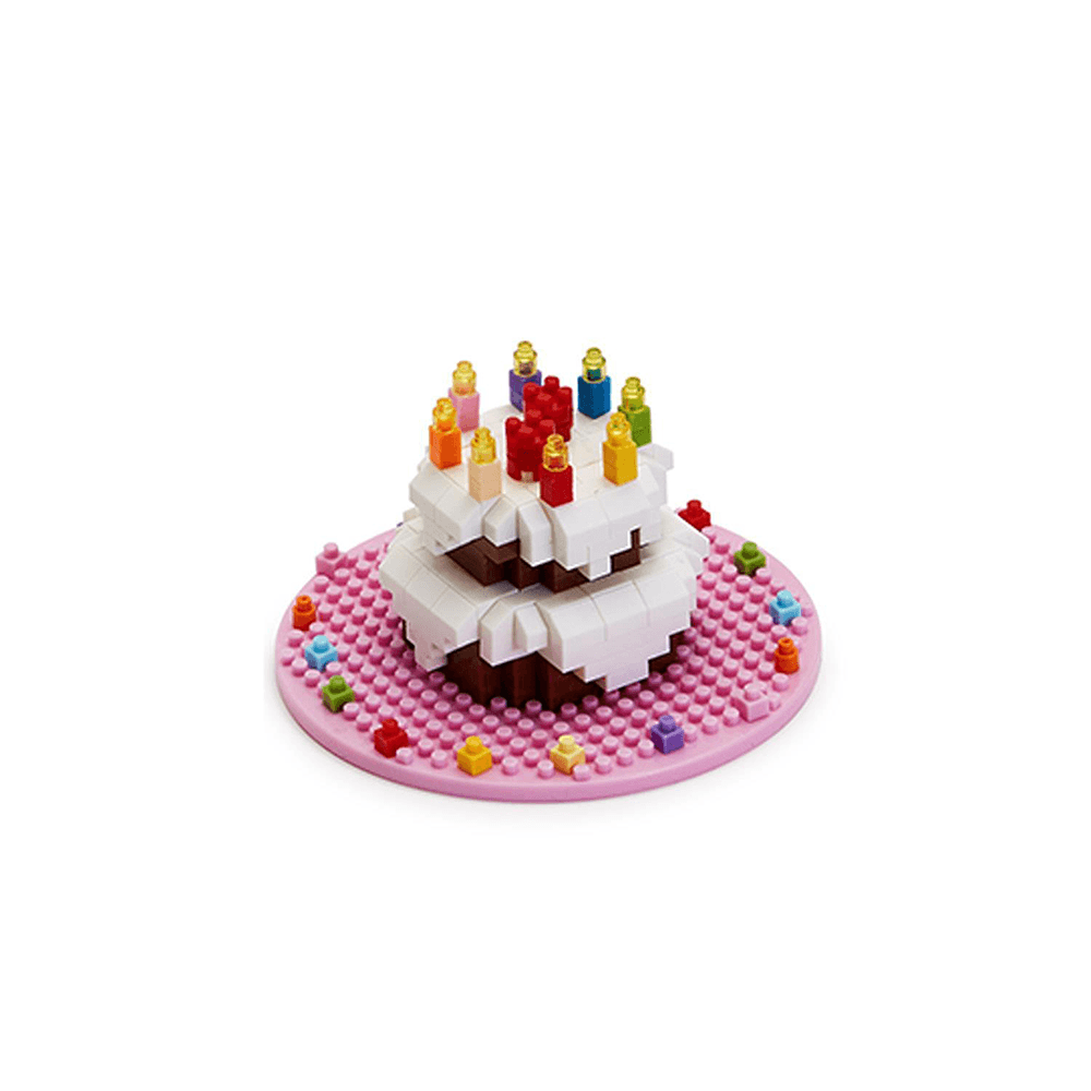 Birthday Cake Tiny Building Blocks, Shopsweetluluss