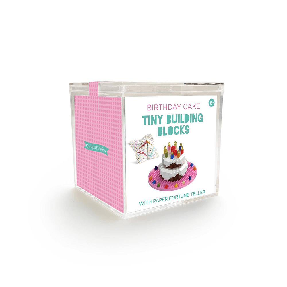 Birthday Cake Tiny Building Blocks, Shopsweetluluss