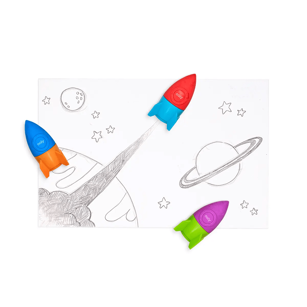 Blast Off Eraser & Pencil Sharpener - 3 Color Ways, Shopsweetluluss
