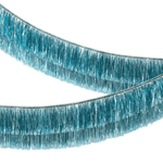 Blue Tinsel Fringe Garland, Shopsweetluluss