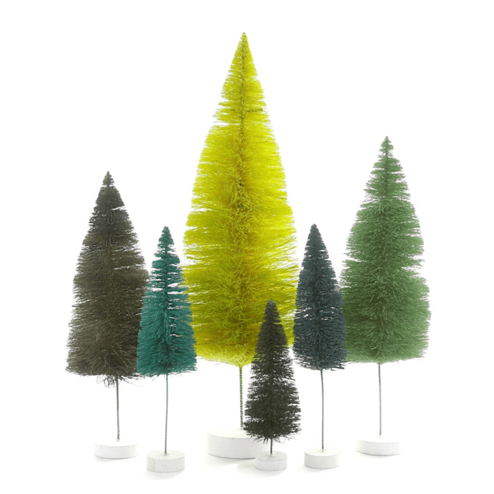 Bottle Brush Trees - Green Hues, Shopsweetluluss