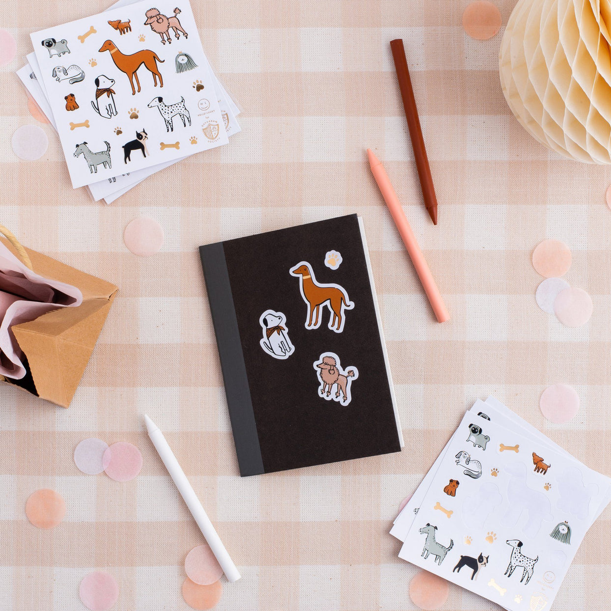 Bow Wow Sticker Set, Shopsweetluluss