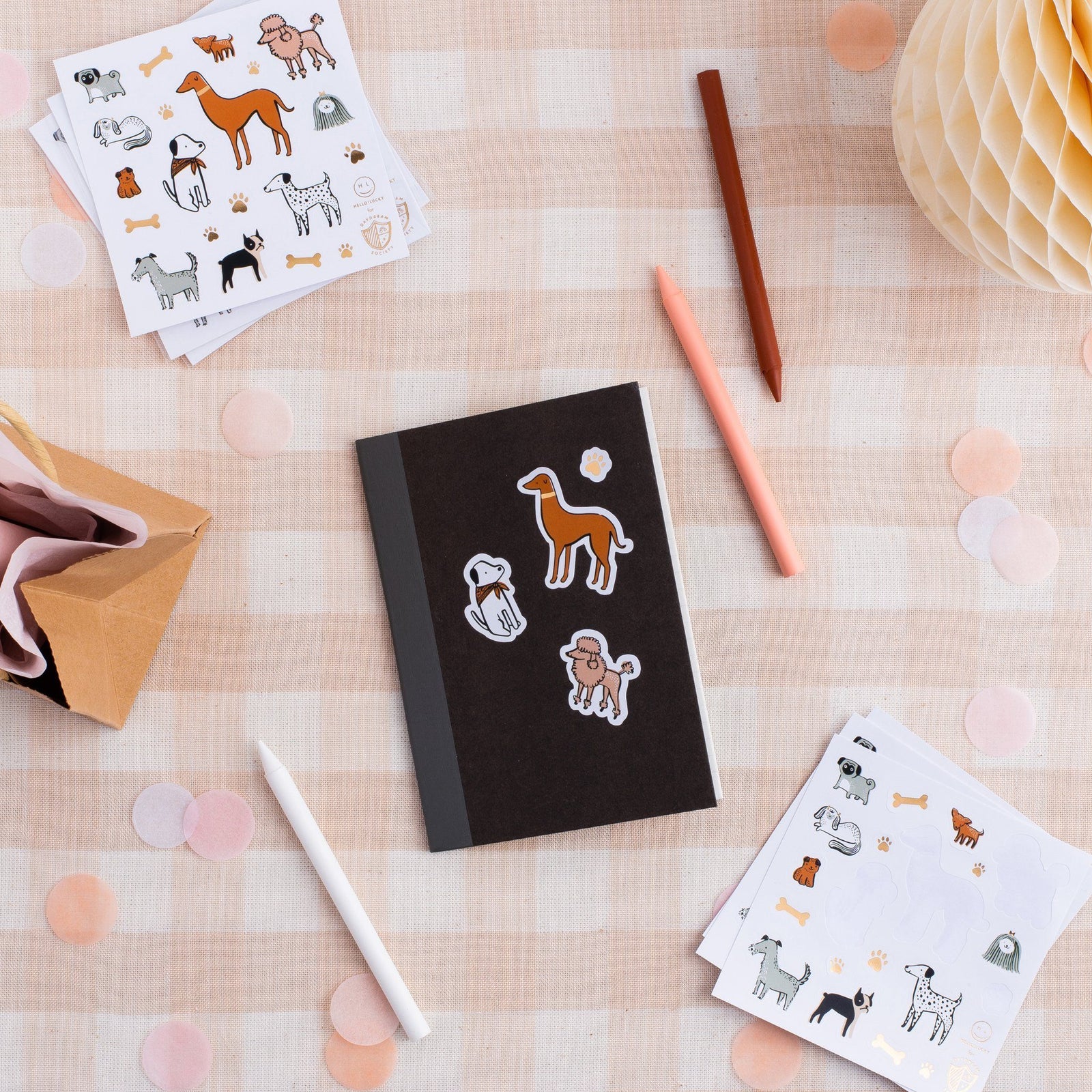 Bow Wow Sticker Set, Shopsweetluluss