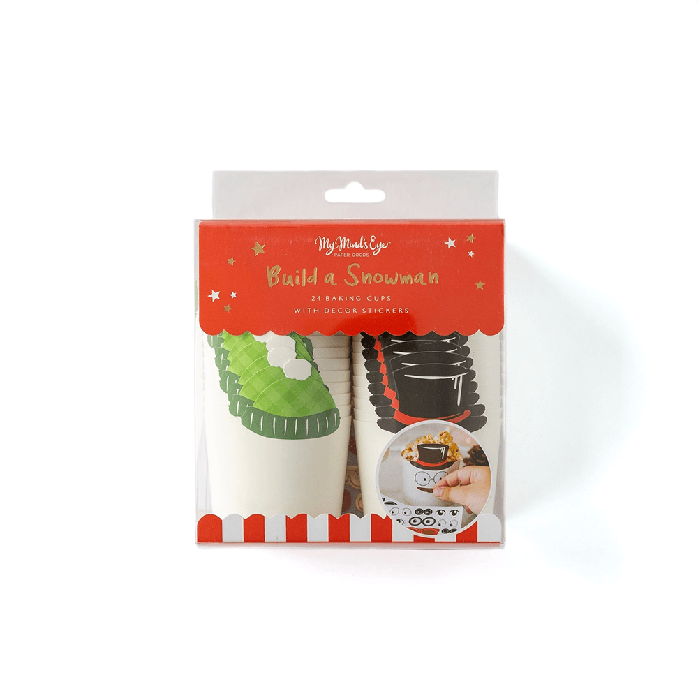 Build a Snowman Baking Cups,  Shopsweetluluss