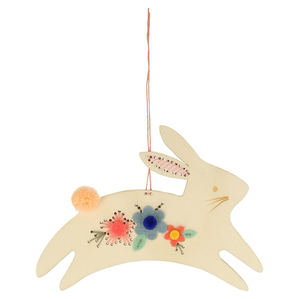 Bunny Embroidery Kit, Shopsweetluluss