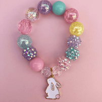 Bunny Rabbit Charm Bracelet - 3 Size Options, Shopsweetluluss
