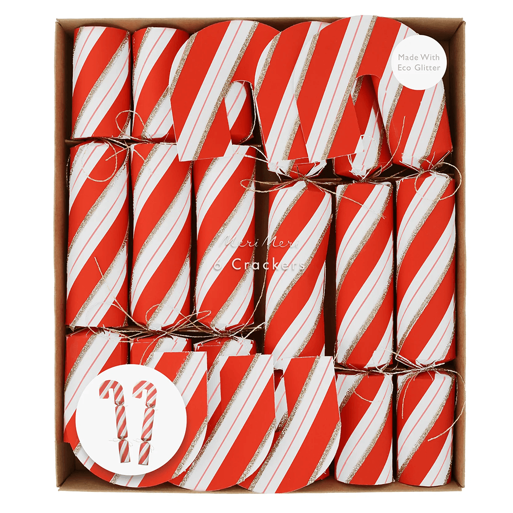 Candy Cane Shape Crackers, Shopsweetluluss