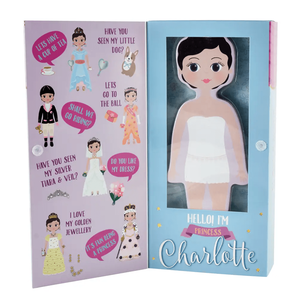 Charlotte Magnetic Dress Up Doll, Shopsweetluluss