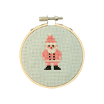 Christmas Santa DIY Cross Stitch Kit, Shopsweetluluss