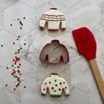 Christmas Sweater Spatula & Cookie Cutter Set, Shopsweetluluss