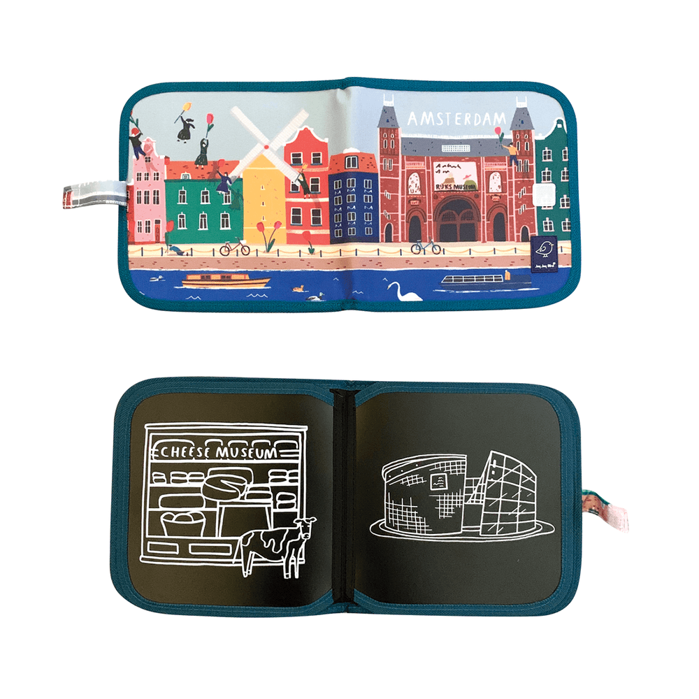 Cities of Wonder Erasable Book - Amsterdam, Shopsweetluluss