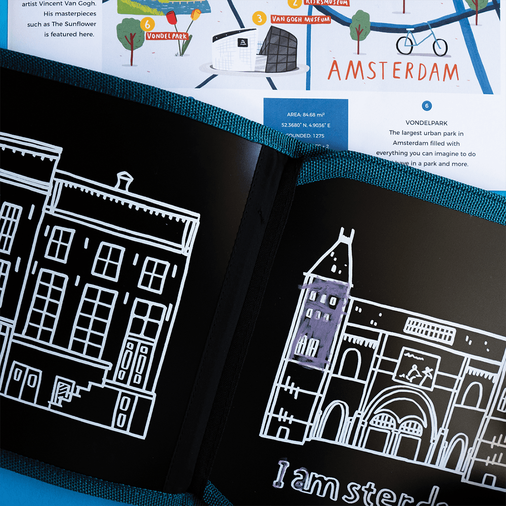 Cities of Wonder Erasable Book - Amsterdam, Shopsweetluluss