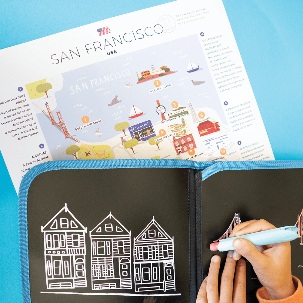 Cities of Wonder Erasable Book - London, Shopsweetluluss