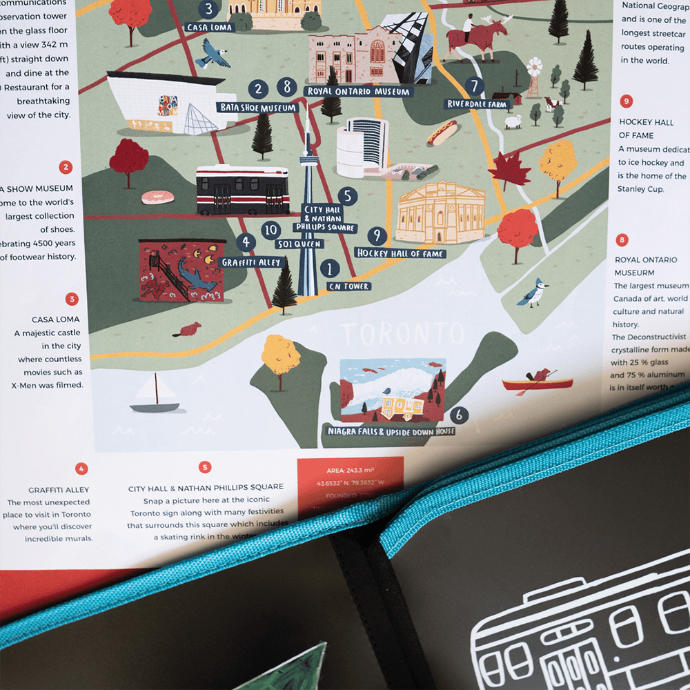 Cities of Wonder Erasable Book - Toronto, Shopsweetluluss