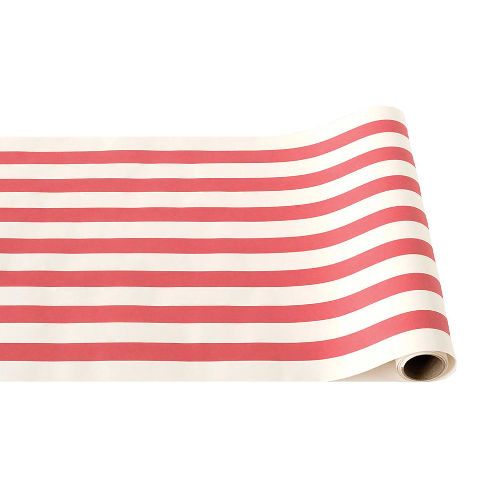 Classic Stripe Paper Runner - Red, Shopsweetluluss