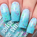 Color Changing Nail Polish - Aqua, Shopsweetluluss