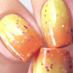 Color Changing Nail Polish - Yellow & Orange, Shopsweetluluss