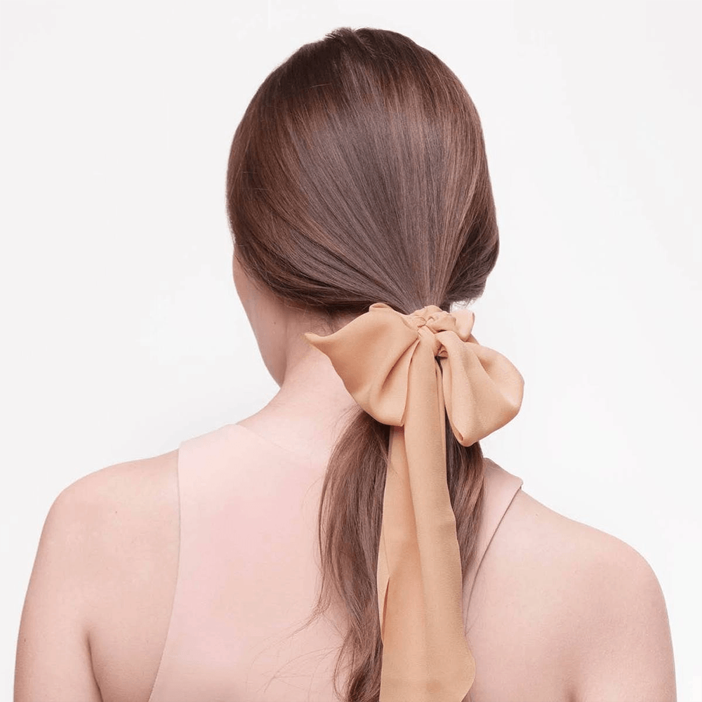 Crepe Scarf Scrunchie Set - Terra Cotta, Shopsweetluluss