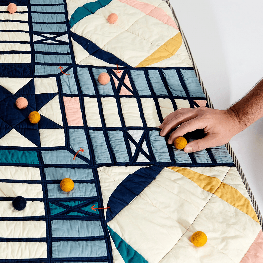 Cross & Circle Game Quilt, Shopsweetluluss