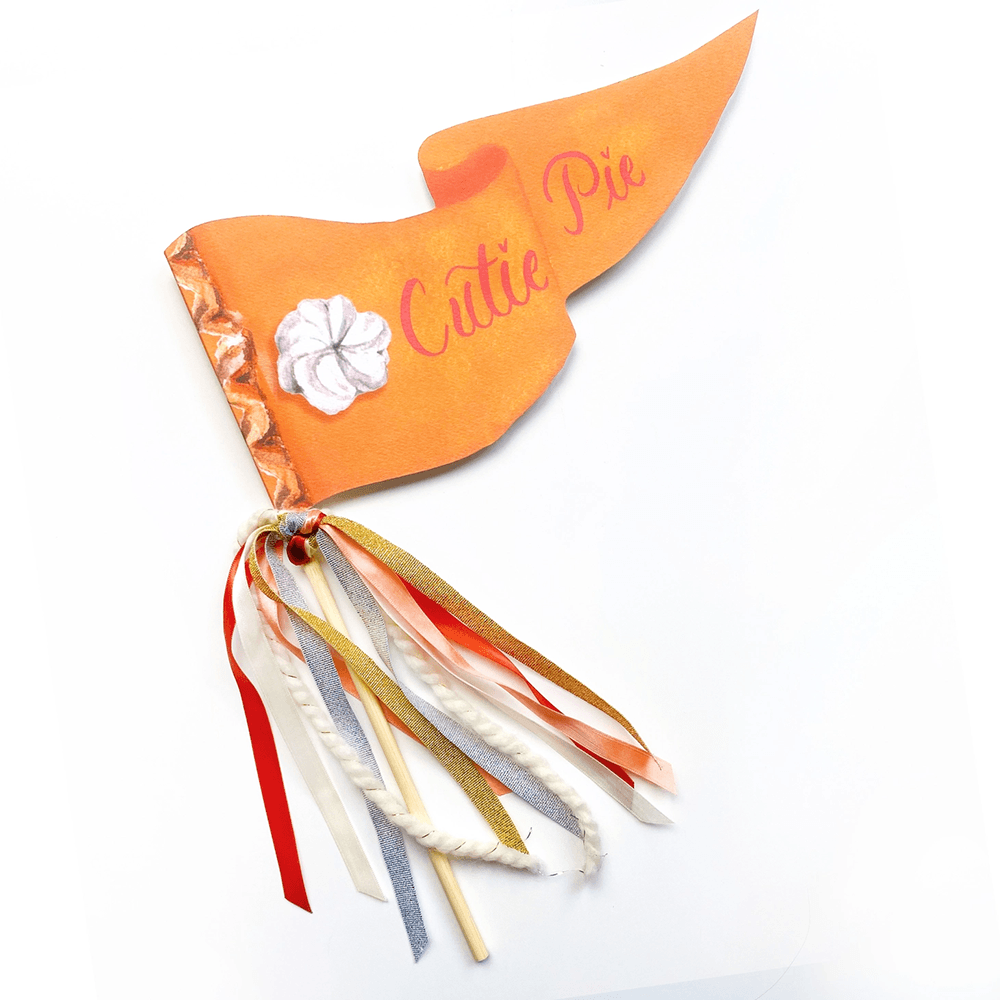 "Cutie Pie" Thanksgiving Party Pennant, Shopsweetluluss