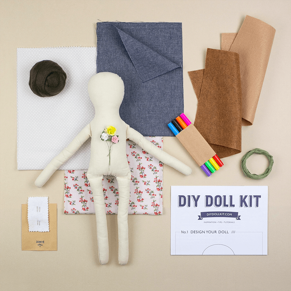 DIY Doll Kit - Sunday's Rose, Shopsweetluluss