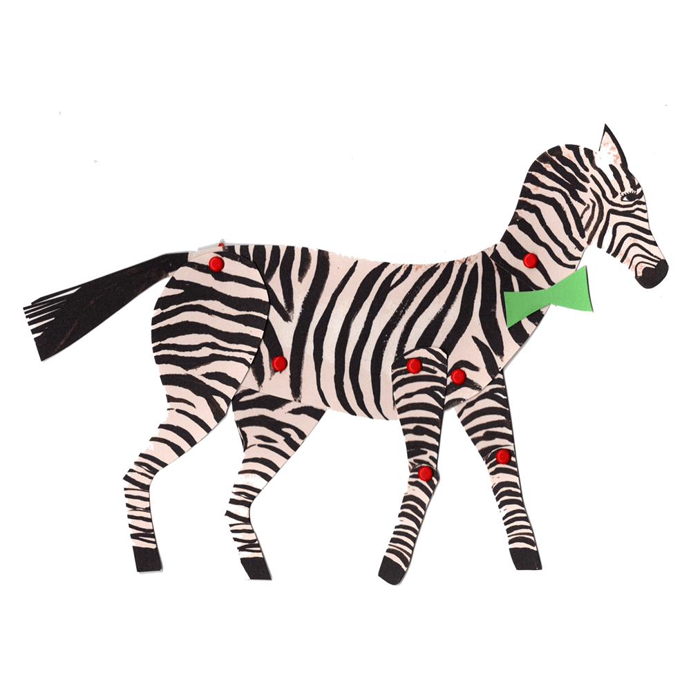DIY Zebra Puppet, Shopsweetluluss
