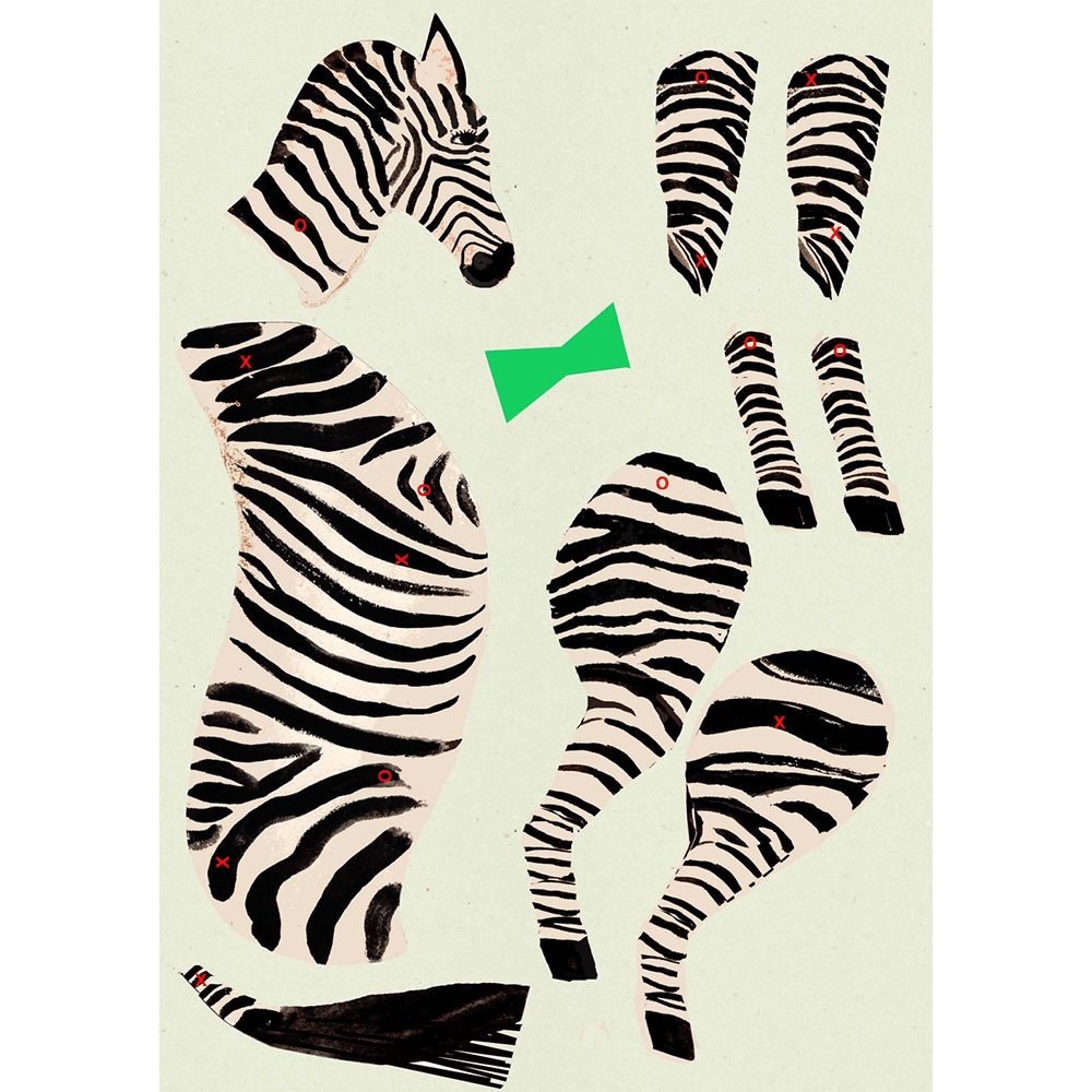 DIY Zebra Puppet, Shopsweetluluss
