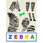 DIY Zebra Puppet, Shopsweetluluss