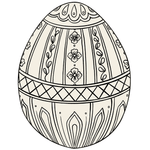 Die-Cut Coloring Easter Egg Placemats, Shopsweetluluss