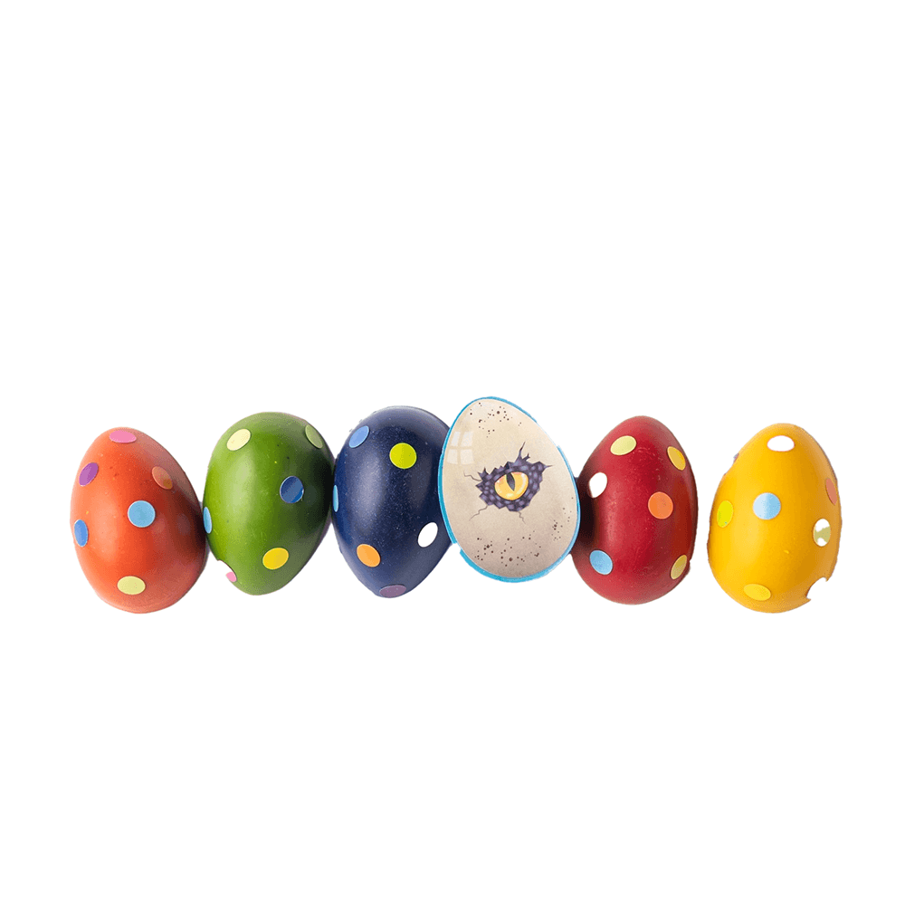 Dino Egg Beeswax Crayons, Shopsweetluluss