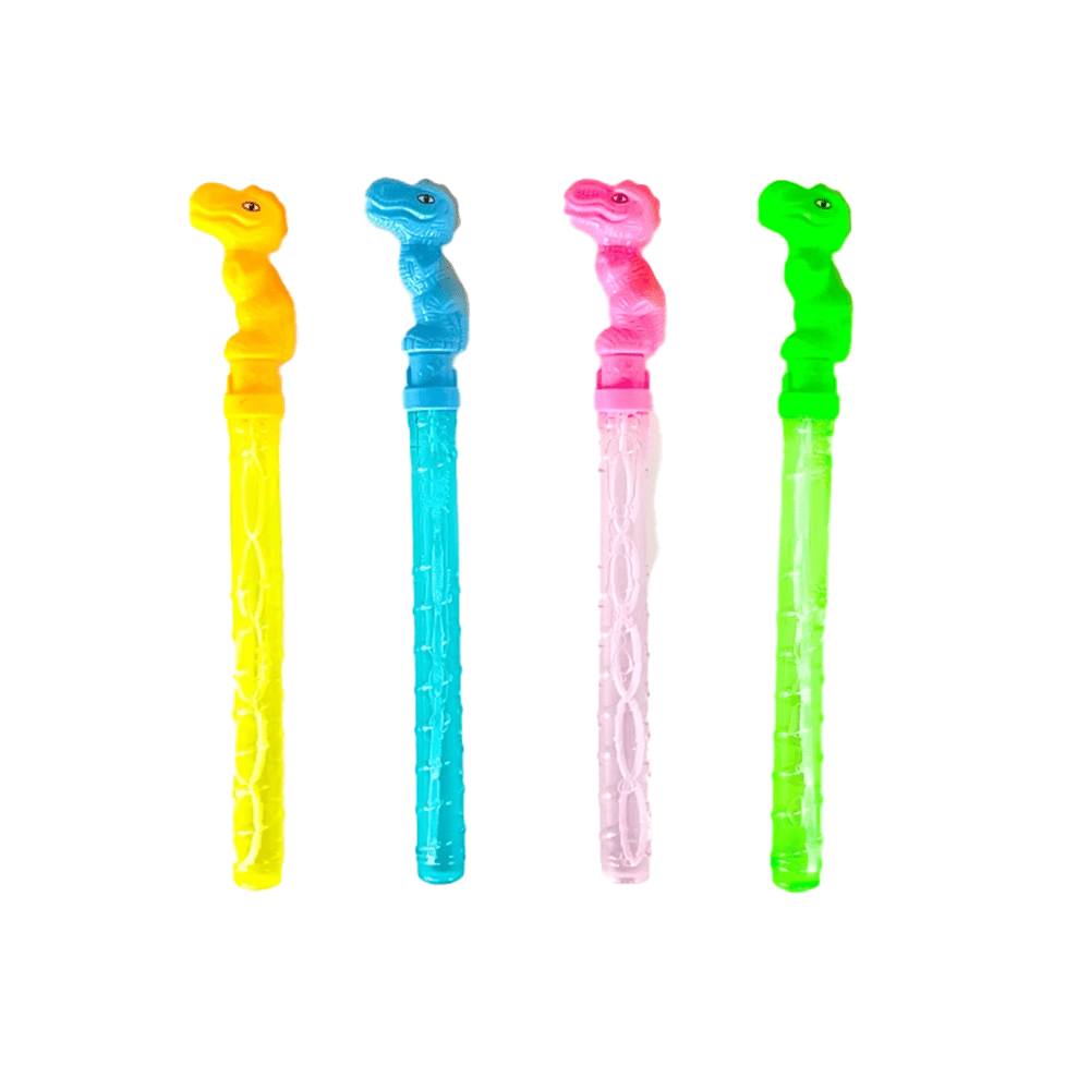 Dinosaur Bubble Wand - 4 Color Options, Shopsweetluluss
