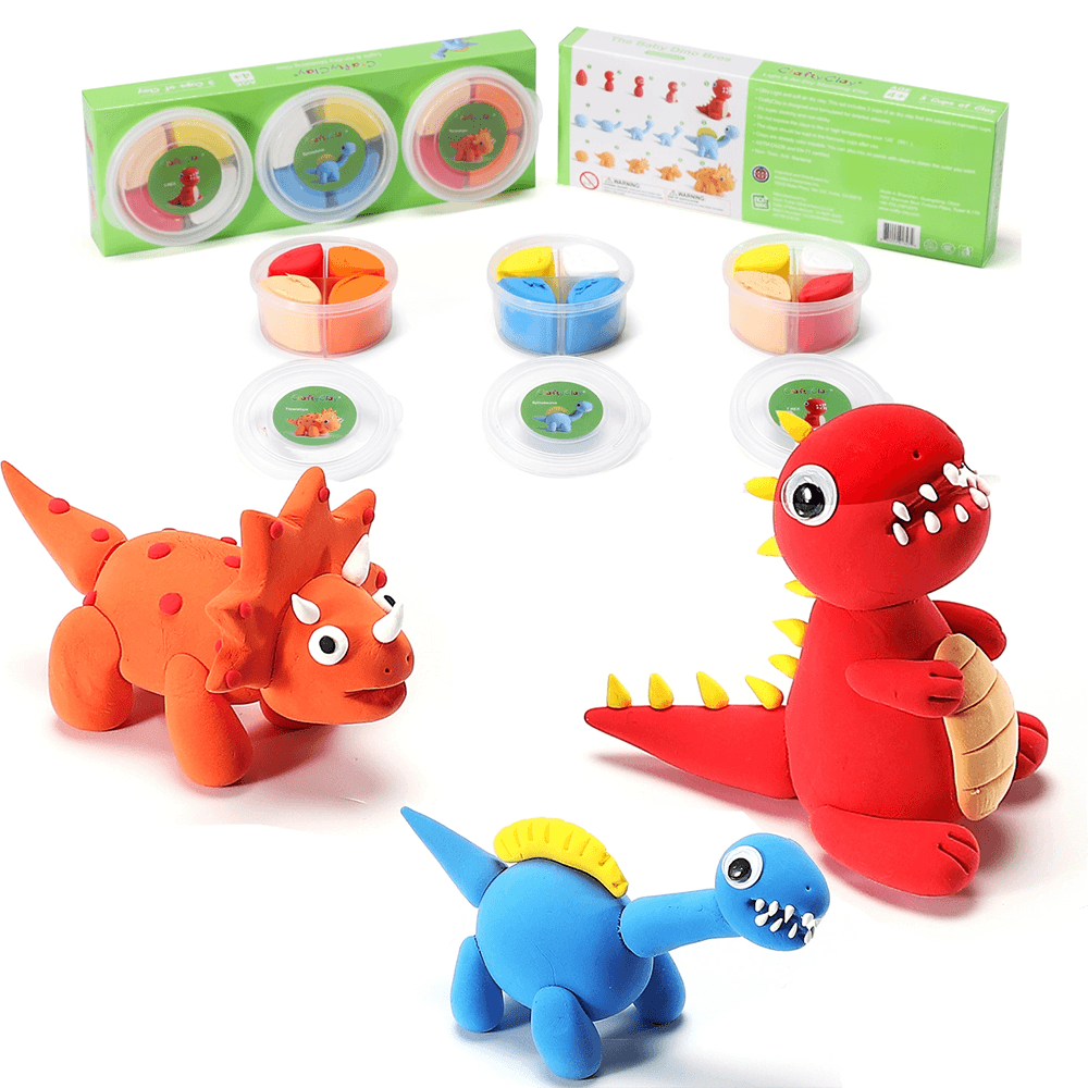 Dinosaur Modeling Clay Kit, Shopsweetluluss