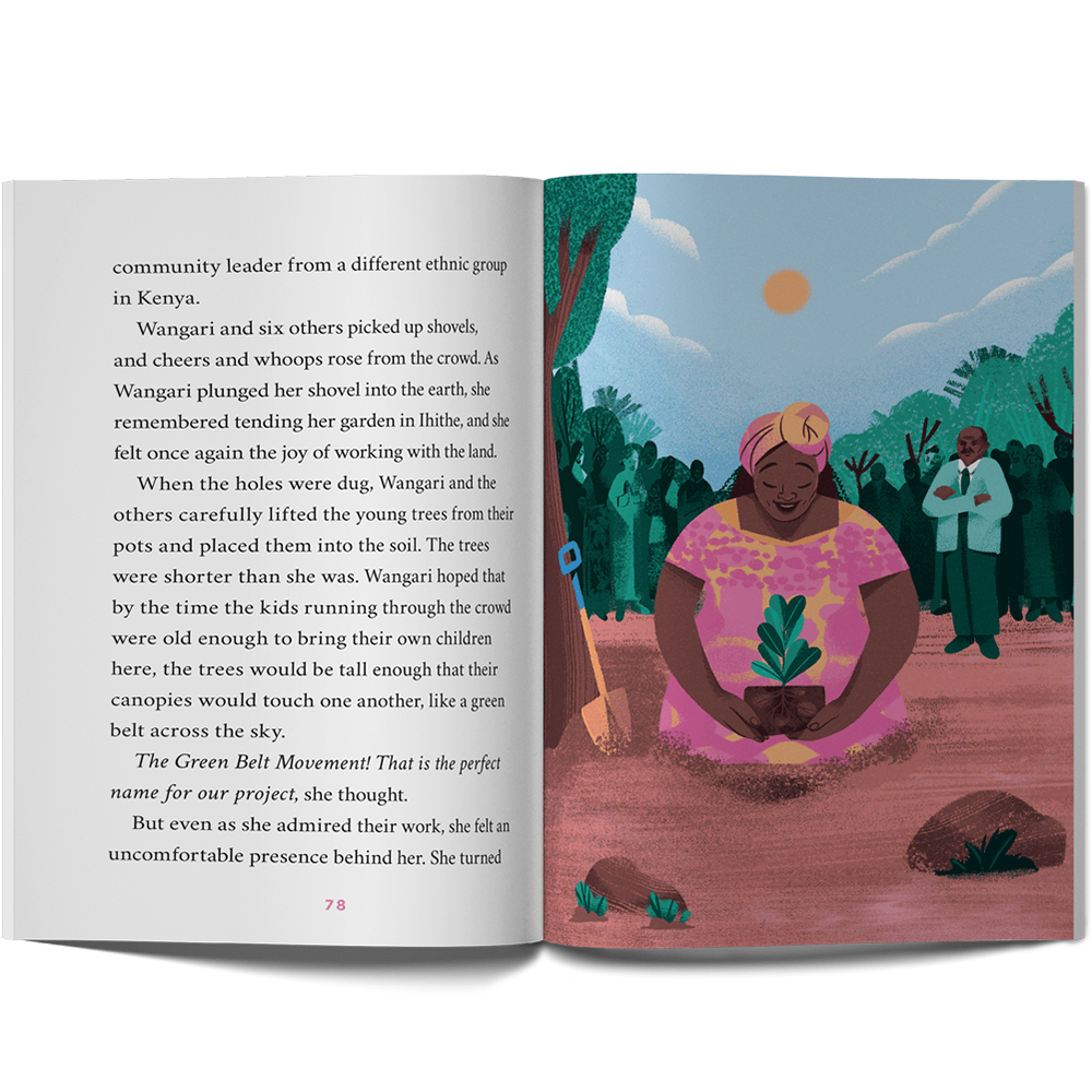 Dr. Wangari Maathai Plants a Forest, Shopsweetluluss