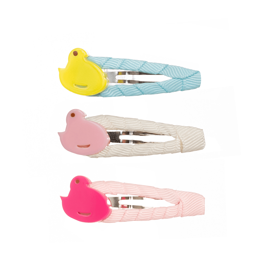 Easter Chicks Snap Clips - Set of 3, Shopsweetluluss