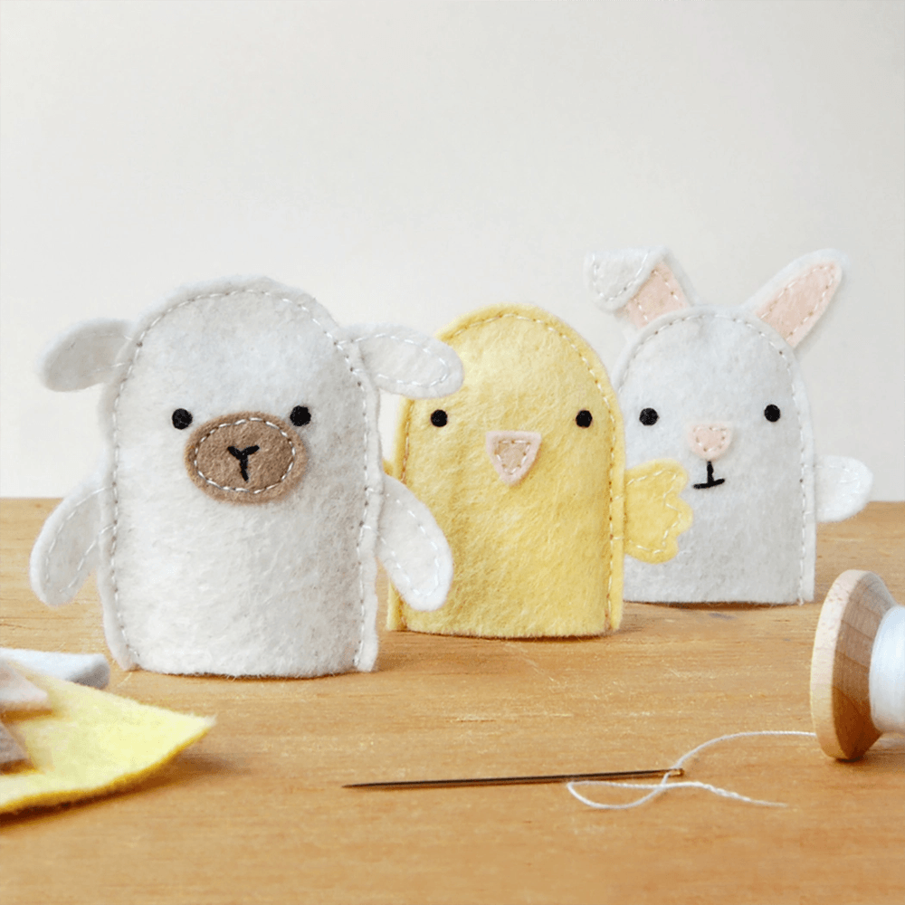 Easter Finger Puppets Craft Kit, Shopsweetluluss