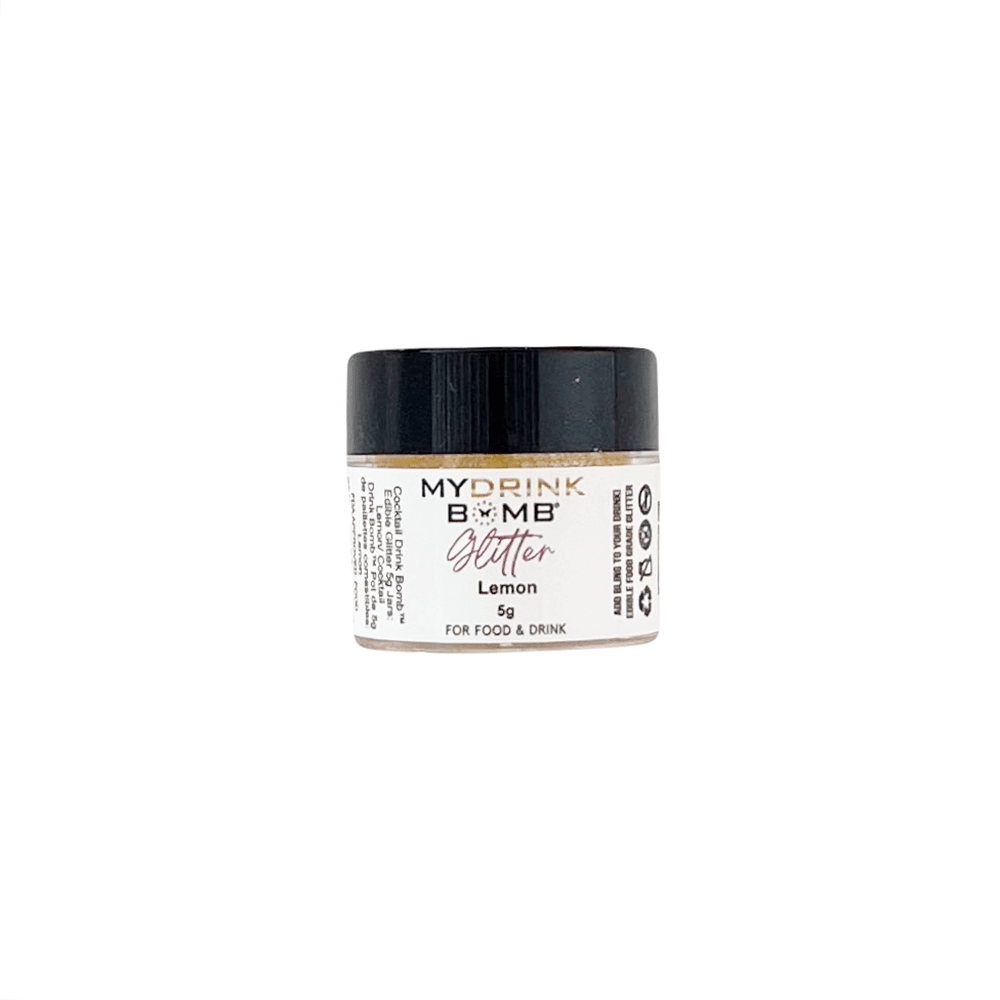 Edible Drink Glitter - Lemon, Shopsweetluluss