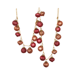 Embossed Mercury Glass Ball Ornament Garland - Pink Hues, Shopsweetluluss