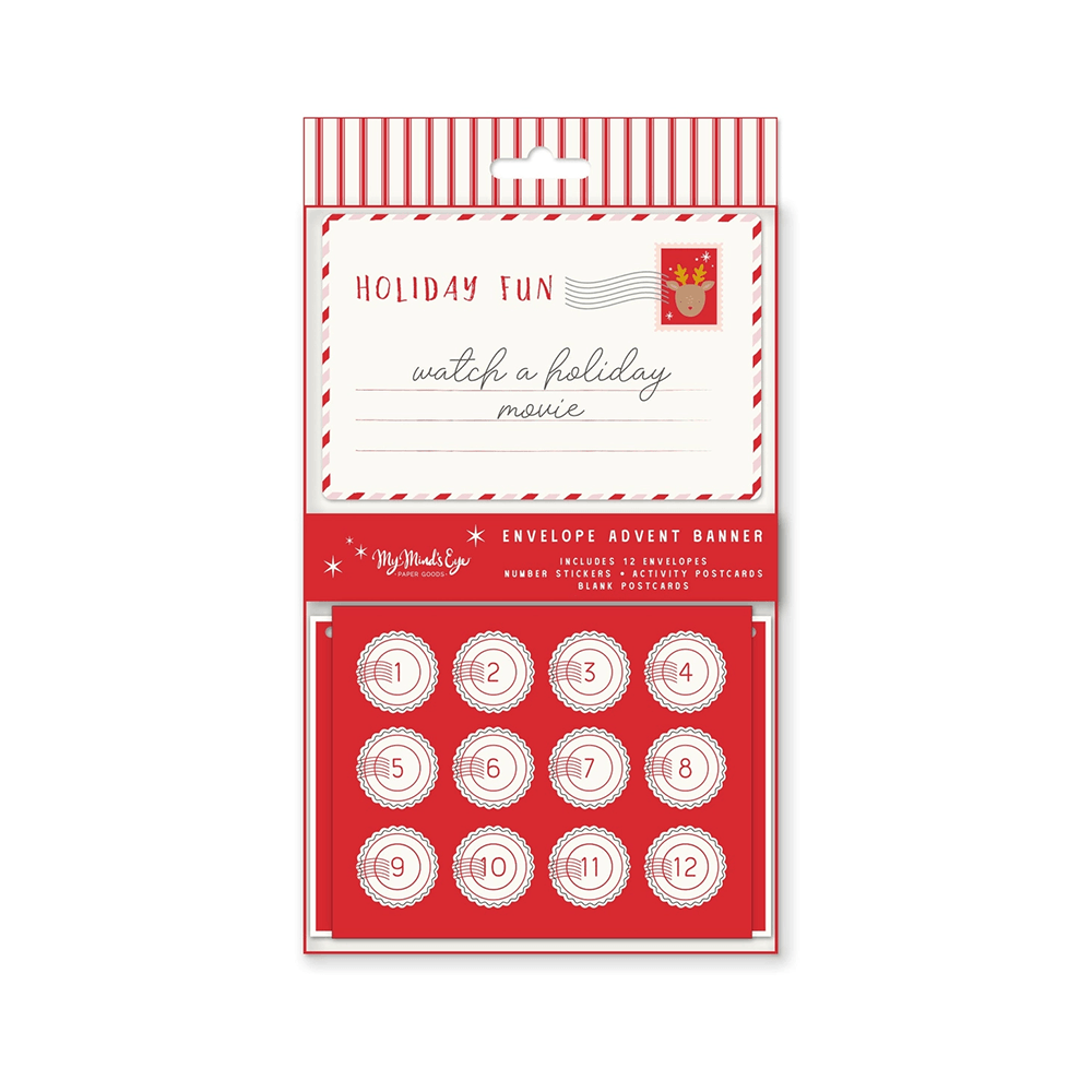 Envelope Advent Banner, Shopsweetluluss
