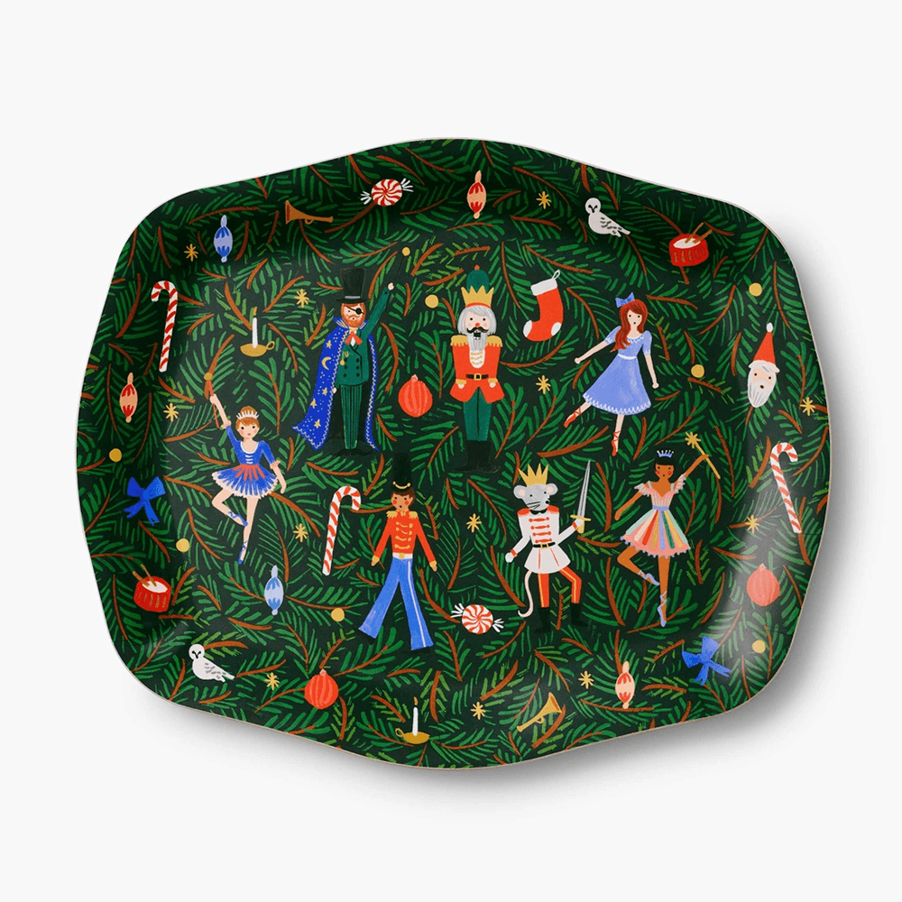 Evergreen Nutcracker Serving Tray, Shopsweetluluss