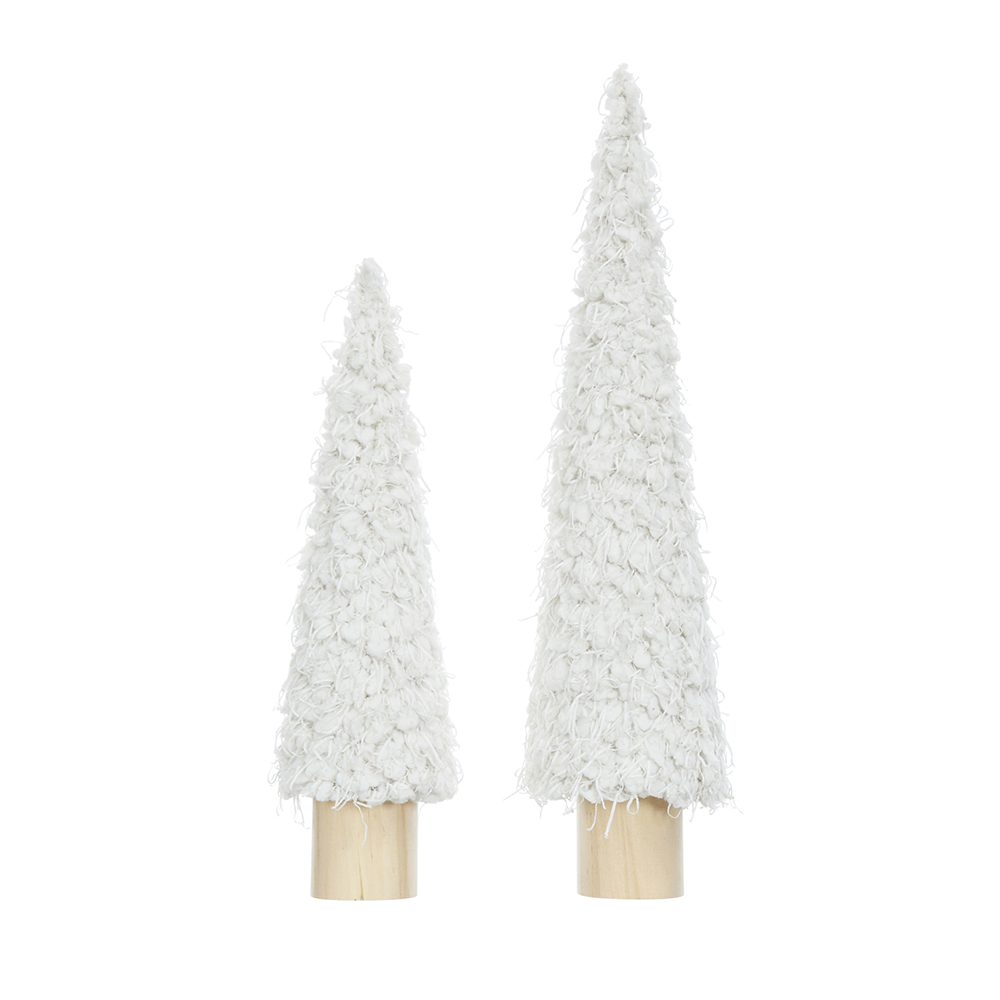 Fabric Cone Tree, Cream - 2 Size Options, Shopsweetluluss