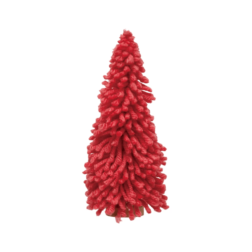 Fabric Yarn Tree w/ Round Wood Base, Hot Pink - 2 Size Options, Shopsweetluluss