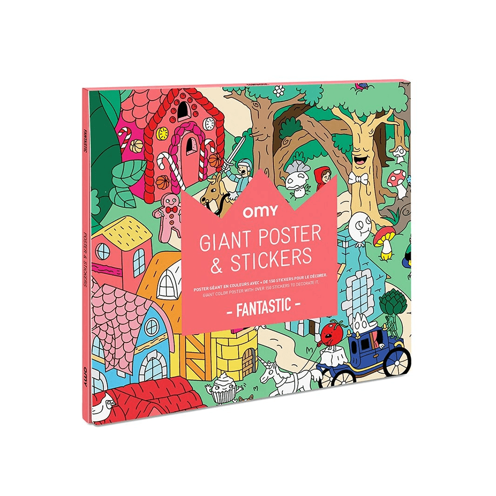 Fantastic Poster and Sticker Set, Shopsweetluluss