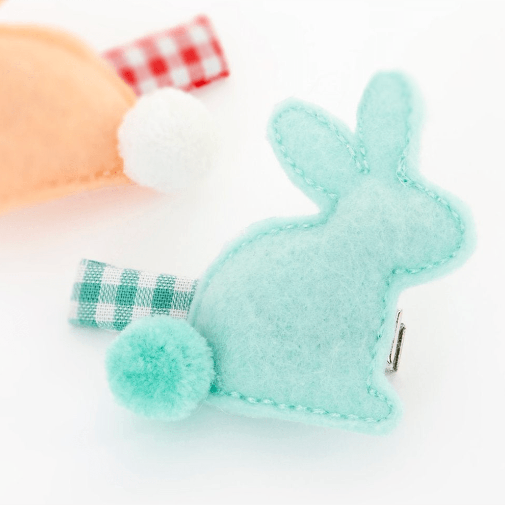 Felt Bunny Hair Clips, Shopsweetluluss