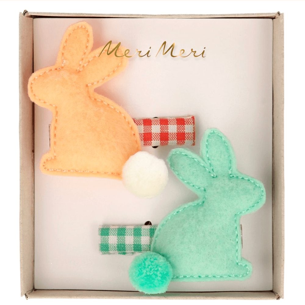 Felt Bunny Hair Clips, Shopsweetluluss