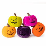 Flocked Jack O' Lantern - 6 Color Options, Shopsweetluluss