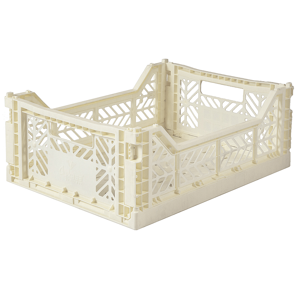 Folding Crate, Cream - 2 Size Options, Shopsweetluluss