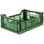 Folding Crate, Dark Green - 2 Size Options, Shopsweetluluss