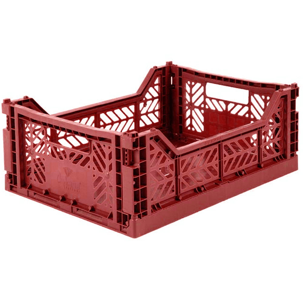 Folding Crate, Tile Red - 2 Size Options, Shopsweetluluss
